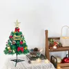 Kerstdecoraties decoratie interieur woonkamer dennen kantoor slaapkamer home decor ornament simulatie desktop xmas jaar boom 2023