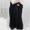 Abbigliamento etnico Abaya Dubai Turbante turco Donne musulmane Avvolgere Malesia Scialli Sciarpe Hijab marocchino Eid 2023 Caftano Elegante veste lunga