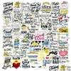 Car Stickers 50Pcs English Motivational Nonrandom Bike Lage Sticker Laptop Skateboard Motor Water Bottle Snowboard Wall Decal Kids D Dhdjn