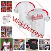 Le baseball universitaire porte un maillot cousu sur mesure des Buckeyes de l'Ohio State Seth Kinker Brady Cherry Ryan Feltner Kobie Foppe Curtiss Irving Bob Todd Mens Youth College Ohio