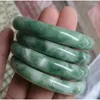 Brangle Natural Green 56-64 mm Bijoux de bracelet de pierre précieuse jadeite jadeite