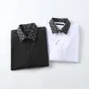 القمصان اللباس للرجال شهيرة 2021 مصممة فاخرة من القمصان للرجال أزياء الأعمال الاجتماعية والكوكتيل القميص العلامة التجارية الربيع الخريف أكثر M-3XL#05 TOQQ
