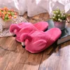 Hausschuhe Frauen Winter Zu Hause Cartoon Flamingo Nicht-slip Schlafzimmer Boden Schuhe Plüsch Rutschen Damen Gemütliche Turnschuhe Haus