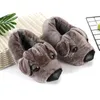 Slippels Parpers grappige slippers meisjes coole honden pluche schoenen winter thuis slippers voor vrouwen plus maat 3543 unisex traagschuim slippers mannen z0215