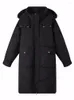 Women's Trench Coats Women Long Jacket Winter Parkas Thick Hooded Cotton Padded Jackets Female Loose Puffer Oversize Outwear