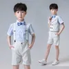 Clothing Sets Flower Boys Wedding Formal Suit Baby boys school uniform Kids Ceremony Piano Dance Come Teenagers tuxedos Dress Clothing Set W0222