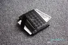 ￄkta l￤derkreditkortsh￥llare Wallet Classic Woven Designer HASP ID -kortfodral Purse 22 Nya ankomster Fashion Travel Walls 321L