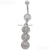 Navel Bell Button Rings D0760 Belly Ring Mix Colors Drop Delivery Jewelry Body Dhgarden Dhlot