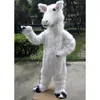 Halloween blanc cheval mascotte Costume simulation dessin animé Anime thème personnage adultes taille noël publicité extérieure tenue costume pour hommes femmes