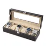 Bekijk dozen Cases 1236 roosters Watch Box PU Lederen horlogekashouder Organisator opbergdoos voor kwarts horloges sieradendozen Display cadeau 230222