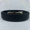 Designer Belt G Buckle Fashion Genuine Leather Women Belts for Men Letter Double Big Gold Classical 9 Colors