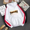 Novo moletom primavera outono e inverno com estampa de chama dourada unissex moletom com capuz casaco Hip Hop Harajuku