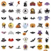 Autocollants de voiture 10/50 / 100pcs Halloween Horreur Bat Chiroptères Graffiti DIY Valise étanche Notebook Scooter Réfrigérateur Drop Delive Dhsqx