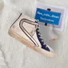 Golden Goose Deluxe Brand GGDB Вы Nouvelle version Mode Femmes High Top Chaussures Mid Slide Super Ball Star Baskets Chaussures De Luxe Sequin Classique Blanc Noir Rose Do-old Dir