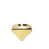 Triangle Gold Ring Women Open Loop Adjustable Cluster Rings Lady Night Club Party Jewelry