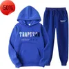 Tracksuits voor heren FW22 Trapstar Gedrukte Streetwear Men Women Tracksuit Fleece Warm twee stukken Set Hoodie Pants Sweatshirts Jogging Male21