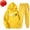 Tracksuits voor heren FW22 Trapstar Gedrukte Streetwear Men Women Tracksuit Fleece Warm twee stukken Set Hoodie Pants Sweatshirts Jogging Male21