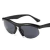 Güneş Gözlüğü Yarı Rim Spor Güneş Gözlüğü Erkek Kadın Moda Aynası Bisiklet Gözlük Gözlük Marka Tasarımcısı UV400 G230214 için Tonlar