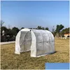 Garden Greenhouses Kraflo Walkin Warming Shed Large Greenhouse Flower Tunnelshaped Insation Room For Planting Nursery Drop Delivery Dhhoa
