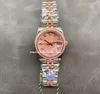 12-kolorowy wzór muszli damski zegarek Pasek ze stali szlachetnej 316L diamentowy zegarek wodoodporna konstrukcja męski w pełni automatyczny zegarek mechaniczny Montre 31 mm de luxe zegarek damski prezent