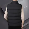 Mäns västar Casual Down Cotton Men's Spring and Autumn Winter Korean version Trend Wear A Vest Warm Shoulder Coat Boy 230223