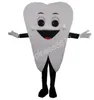 Performance Advertising Tooth Mascot Costumes Cartoon Elk Character Dress Suits Carnival Adults Size Christmas Födelsedag Halloween Outdoor Outfit Suit