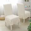 Chair Covers El Wedding Decoration Cover High Elasticity Flannelette Four Season Universal Anti-skid Seat