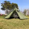 Tentes et abris Tente pyramidale ultra-légère pour 23 personnes Tente de tipi de camping Tente d'hiver en plein air Auvents de randonnée Tente d'abri pour l'observation des oiseaux Cuisine J230223