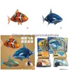 Party Decoration Remote Flying Fish Inflatable Sharks Can Fly Birthday Christmas Halloween Control Balloon. 1027 Drop Delive Ot7H3