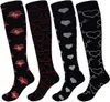 5pc Socks Strumpfkompressionssocken für Männer Frauen Anti -Müdigkeit Schwangere Schmerzlinderung Kniestrümpfe 2030 mmHg für Outdoor -Laufrad -Socken Z0221