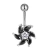 Navel Bell Button Rings D0666 Zircon Belly Stud Drop Delivery Jewelry Body Dhgarden Dhqpa