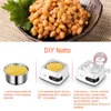 Yoghurt Makers Hushållsmaskin 220V Electric Milk Warming Pot Hela Automatic Natto Rice Wine Maker 15W Power Saving 5 Cups 230222