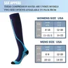 5PC Socks Hosiery Running Compression Socks 2030mmhg for Marathon Cycling Football Varicose Veins Stockings for Men Women Sports Socks 1 Pair Z0221