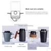 Coffee Filters 2021 New Reusable Foldable Filter Double Layer Hanging Ear Stainless Steel Portable Drip Tea Holder Drop Delivery Hom Dhbue