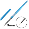 Nail Brushes ANGNYA 7/9/11mm 1pcs Blue Brush Nai Art Painting Drawing Arts 3D Flower Pen Manicure Tools With Cap