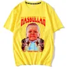 Herr t-shirts hasbulla kämpar meme t-shirt fan gåva mini khabib bloggare t-shirts män kvinnor hög kvalitet överdimensionerad grafik tee skjorta unisex 022223h