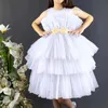 Robes de fille EACHIN Robes de gâteau pour filles Robe de princesse en maille Robe de soirée sans manches pour adolescent Vêtements Robe de mariée longue en tulle pour enfants Z0223