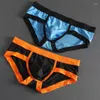 Underpants Men's Cotton Briefs Panties Bulge Pouch Underwear Solid Boxer Shorts Men Sexy Low Rise Thong Lingeries