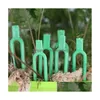 Autres fournitures de jardin 50pcs Stberry Plantation Fork Green Stolon Fixator Watermelon Vine Pressing Device Plantes Fixation Fixation Clam Dhue7