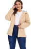 Women's Jackets Vangull Spring Loose Hooded Women Jacket Long Sleeve Zipper Elastic Waist Solid Female Coat Office Lady Simple Outerwear