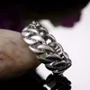 Полосы колец Shuangr Simple 925 Серебряное кольцо для мужчин панк -пальцы кольца ювелирные изделия.