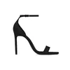 Avec boîte Designer YS Sandal High Heel Designer Femmes Sandales OPYUM Talons hauts Bout ouvert Talon aiguille Classique Lettres en métal Sandal Styliste de mode Sho YSLITY VGIW