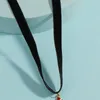 Chaînes Classique Joyeux Noël Cadeau Collier De Velours Noir Pendentifs Belle Bijoux De Père Noël Pour Les Femmes Et