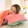 Cuscino Creativo 3 in 1 Anguria Fragola Carota Ananas Cactus Aria condizionata Coperta Peluche Scaldamani invernale