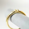 Bandringen Yuxintome 24K vergulde /zilveren minimalistische ringen voor vrouwelijke fijne sieraden voor verlovingsjubileum Verjaardagsfeestje Gift G230213