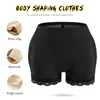 Women's Shapers Plus Size S-6XL Women Sexy Lace BuLifter Padded Underwear Tummy Control Panties Waist Hip Shimming Body Shaper For