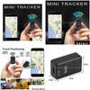 Car GPS Accessories Smart Mini Tracker Locator Strong Real Time Magnetic Small Tracking Device Motorcycle DHAM5