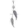 Navelklockknapp ringer D0760 Belly Ring Mix Colors Drop Leverans smycken Body Dhgarden Dhlot