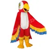 Performance Parrot Mascot Costumes Halloween Fancy Party Dress Cartoon Character Carnival Xmas Easter Advertising Birthday Party Costume