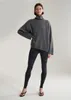 Damesbroek 2023 Hoogwaardige herfstklassieker geometrisch gestreepte stretch Women Leggings Frans